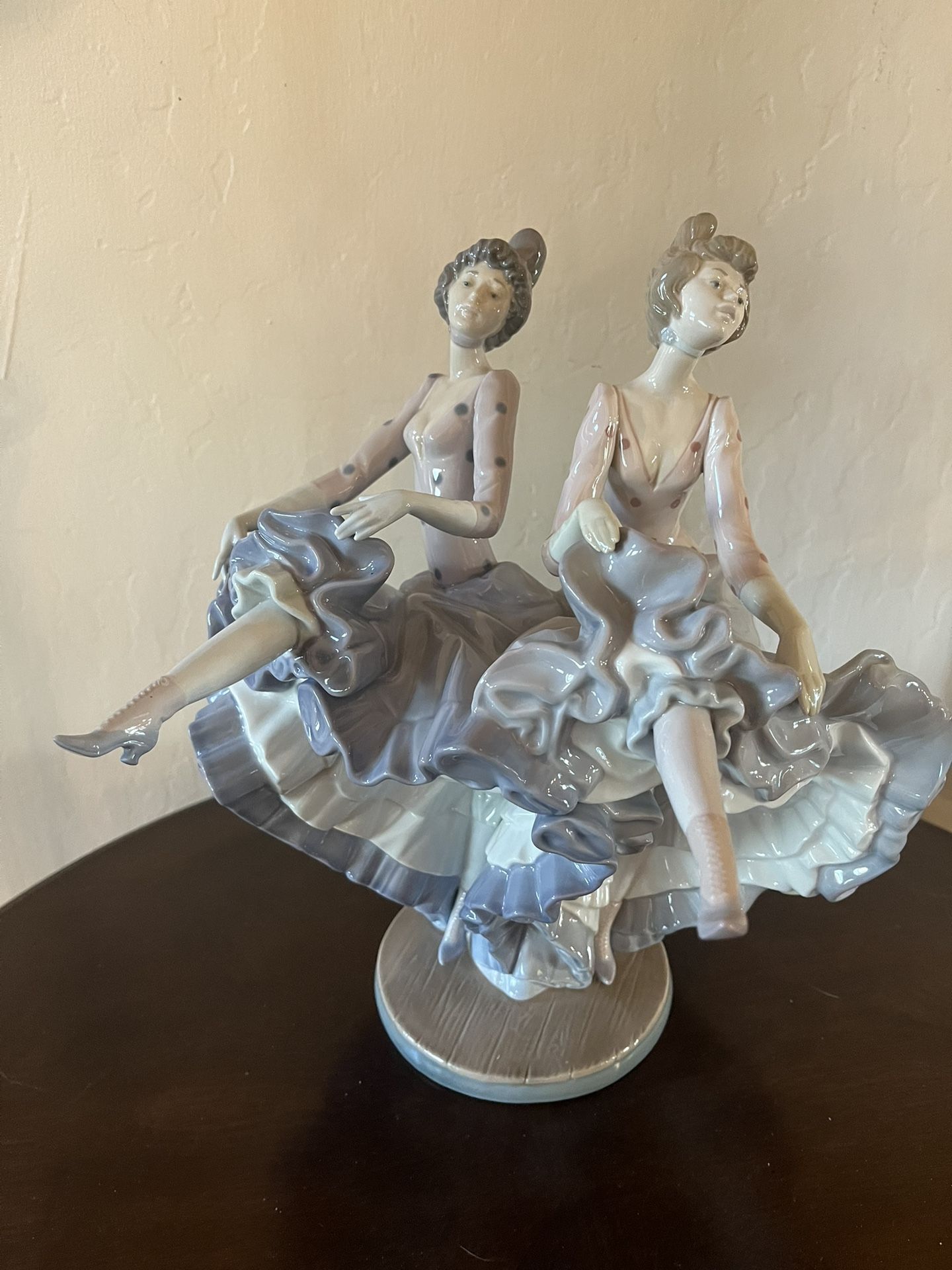 Lladro RARE 5370 Can Can Dancing Girls Porcelain Perfect Condition