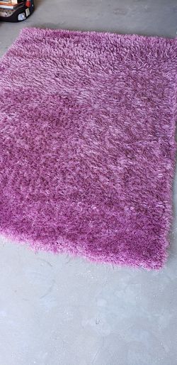 Lilac Shaggy Rug