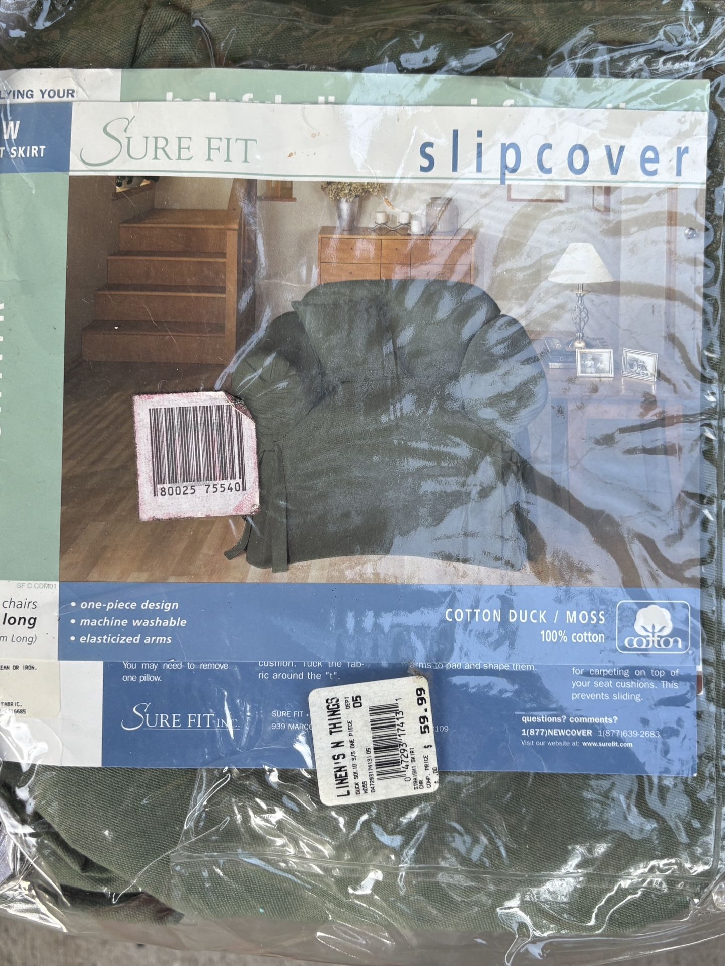 Sure Fit Chair Slip Cover!