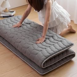 Only $45: Japanese Futon Floor Mattress Queen Size 60"x 80", 100% High Density Foam