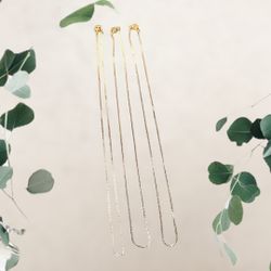 16in YGF Box Chain 3 Necklace Bundle 