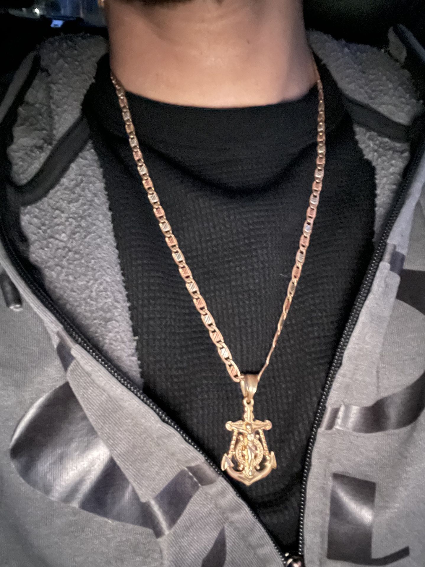 14k Gold Chain/ Necklace & Pendant