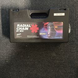 SCC SC1042 Radial Chain Cable Traction Tire Chain - Set of 2