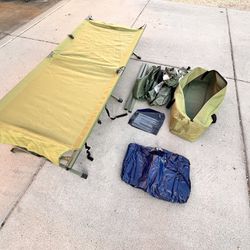 Adult Camping Set - Tent, Mattress, Cot, Pillow