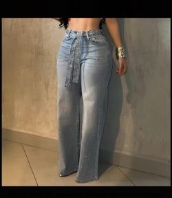 Pantalón / Jeans Rhinestones