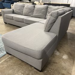 Light Gray L Sectional Couch