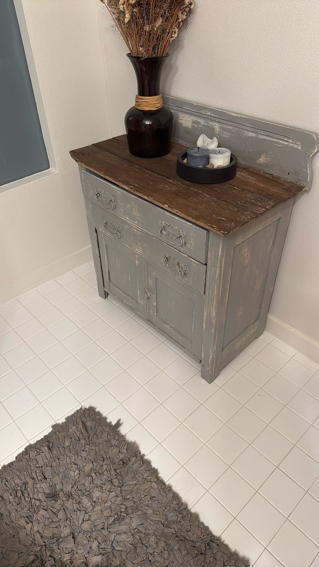 Antique Small Storage Hutch