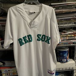 Red Sox St. Patrick’s Day MLB Majestic Authenticb Collection Performance Apparel Jersey