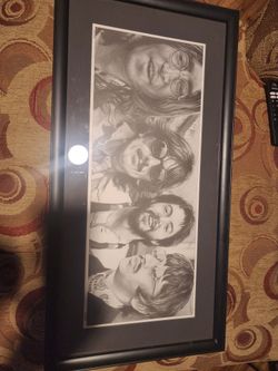Beatles Signed and Numbered Drawing 142/1200