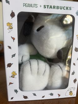 Snoopy x Starbucks plush