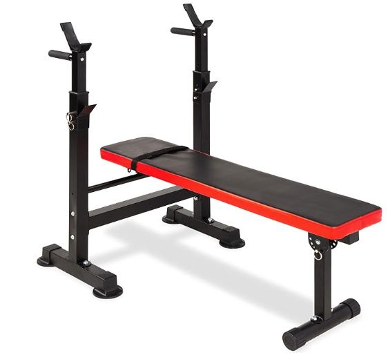 Best Choice, Products Adjustable Folding Fitness Barbell Rack And Weight Bench For Home Gym