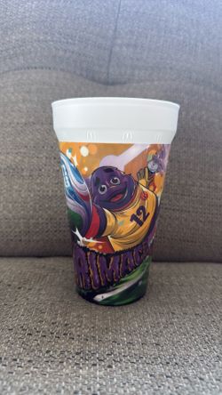 Grimace World Cup cup