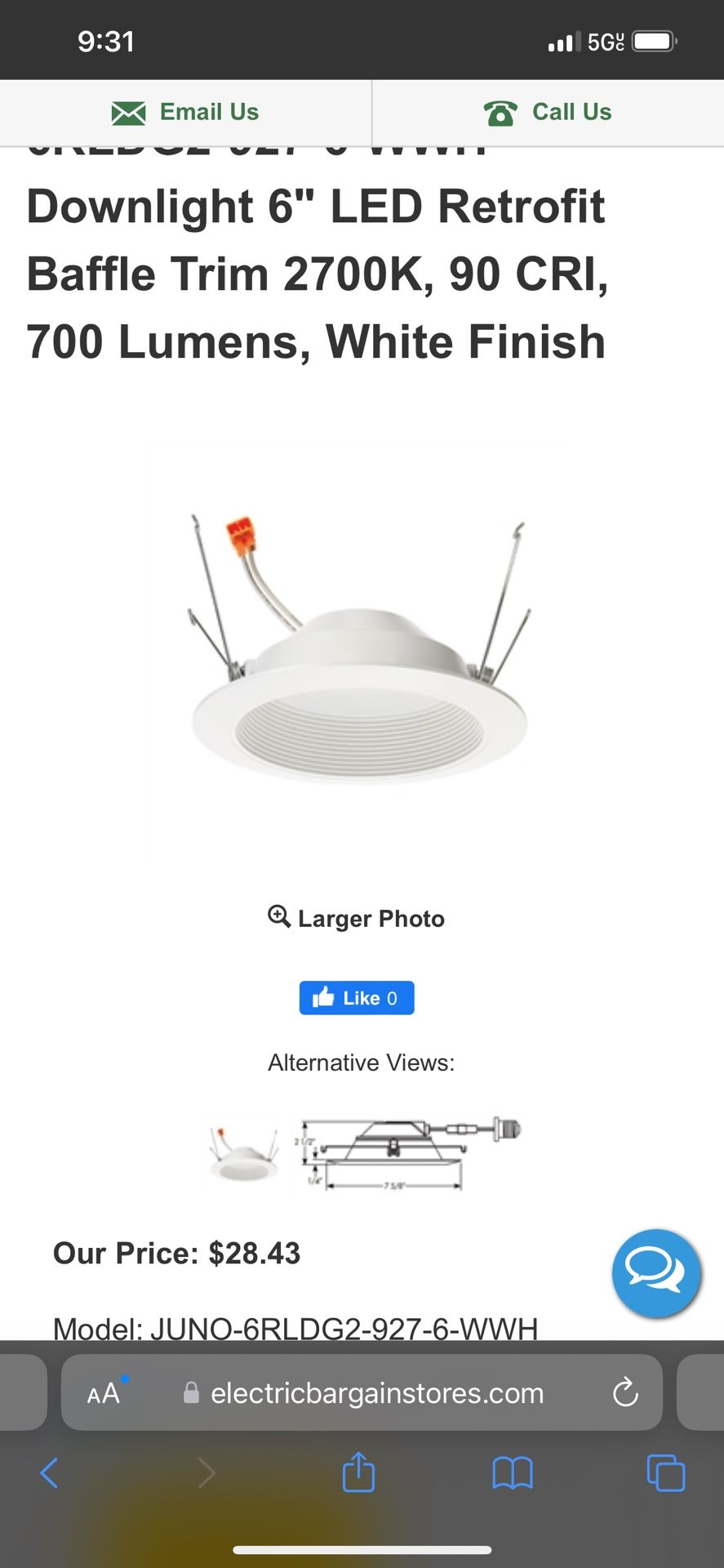 Juno Retrofit Recessed Lighting