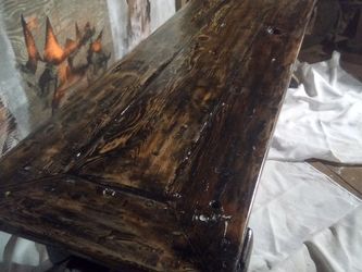 Custom Built Coffee Table Gothic , Dark Ages Style.