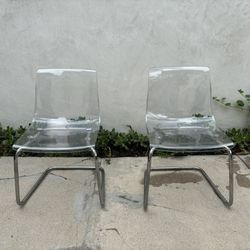 Clear Ikea Chairs