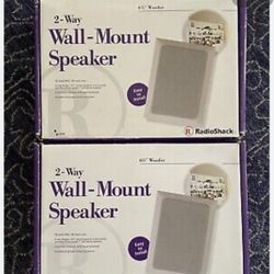 Pair Of Wall Mount Speakers
