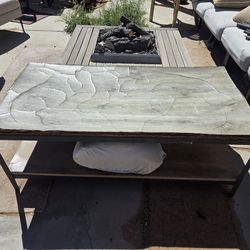 Industrial coffee table