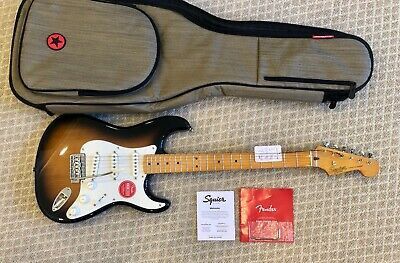 Fender Classic Vibe '50s Stratocaster Electric Guitar - Sunburst - With Gig Bag