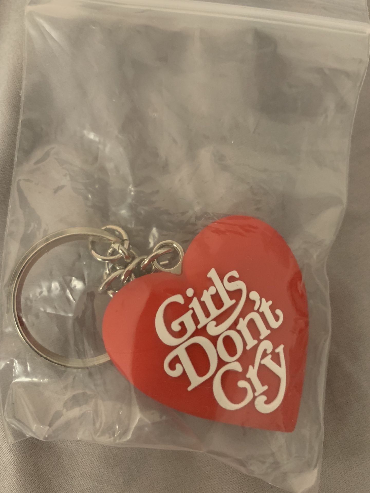 Girls Don't Cry Logo Keychain