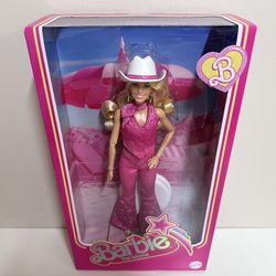 Barbie The Movie Collectible Doll Margot Robbie as Barbie in Pink Western