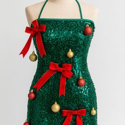 Christmas Tree Dress XS,Small, Large, And X Large 