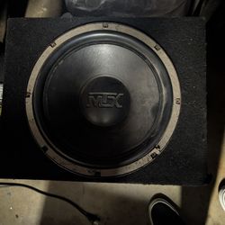 Mtx 12' Subwoofer 