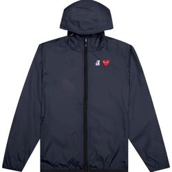 Comme des Garcons PLAY x K-Way Full-Zip Packable Jacket