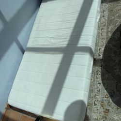 Twin ikea mattress. Mattress in excellent condition, cover has some stains- it is zippered cover