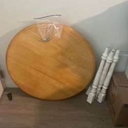Round Table (not Extended) Included 2 Chairs