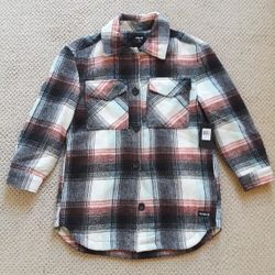 Hurley Plaid Flannel Jacket - Men's sz M