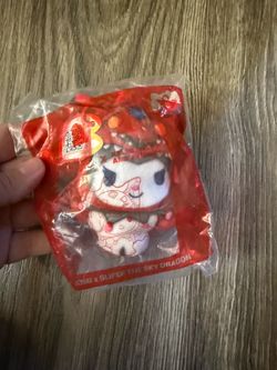 2024 McDonald's Happy Meal plush toy Kuromi and Yu-Gi-Oh!'s Slifer the Sky Dragon