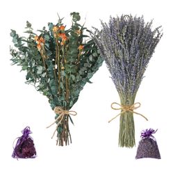 Brand New Shower 119 PCs Eucalyptus, Eucalyptus Stems, Dried Lavender, Dried Eucalyptus for Shower and Home Décor