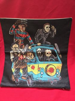 17" By 17" Chucky And His Posse Pillow Case