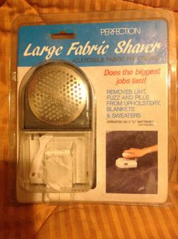 Large fabric shaver