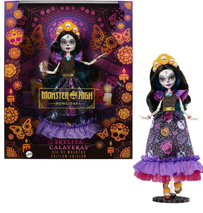 Monster High Howliday Día De Muertos Skelita Calaveras Doll