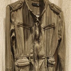MAX Jeans Olive Utility Jacket