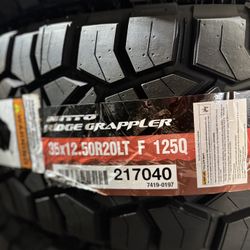 🚨35x12.50-20 AT Nitto tires 🏁