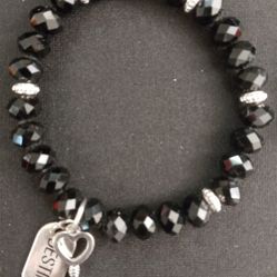 Black Destiny Bead Bracelet