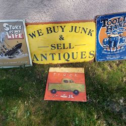 Vintage Style Tin Sign