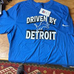 Brand new Nike official NFL Detroit Lions T-shirt with tags