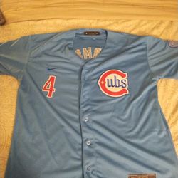 Pete Crow Armstrong Blue Jersey Size 2XL