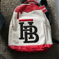Hot Box Red Drip Backpack Brand New