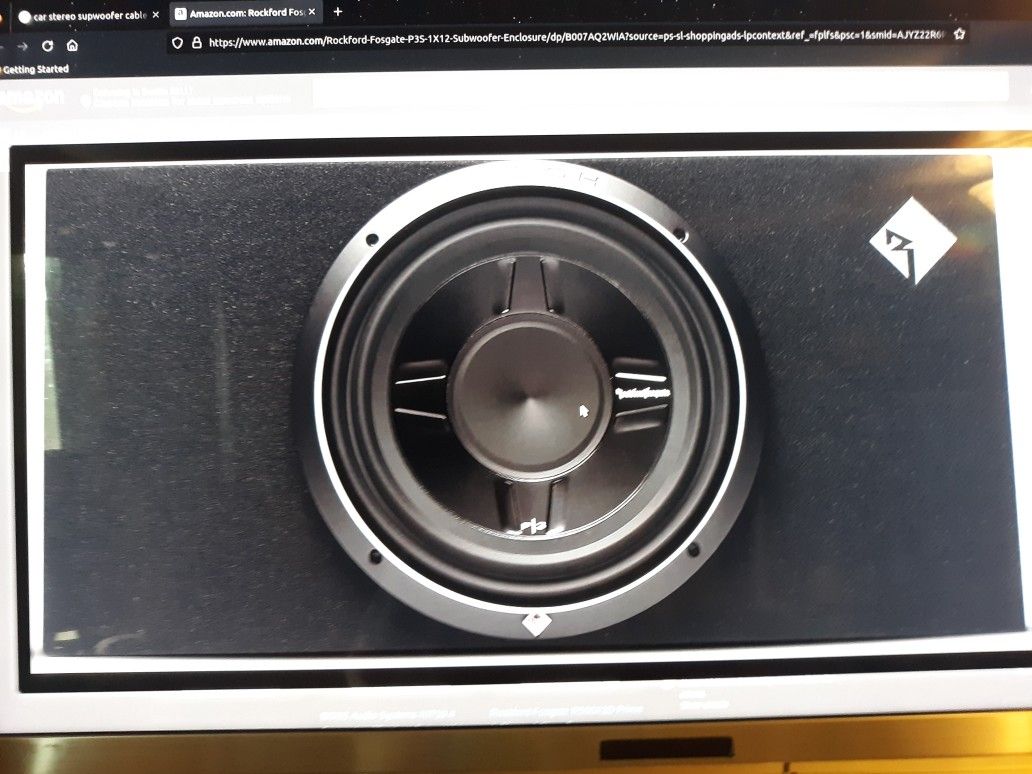 Car Audio Subwoofer Rockford Fosgate Punch P3S 12 Inch Shallow Loaded Enclosure Subwoofer Car Speaker
