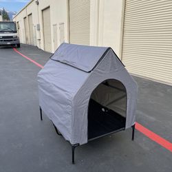  (48.5 x 35 x 48.5 inches( XL)  2 in 1 Elevated Large Dog House, Weatherproof  Support Up to 175lb,