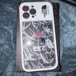 north face iPhone 14 Pro Max whitecrests case