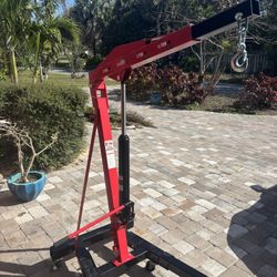 2-Ton Folding Shop Crane (Never Used)