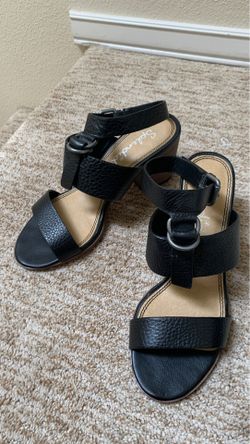 Splendid leather wedge heel