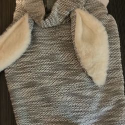 Dog Hooded Bunny Sweater
