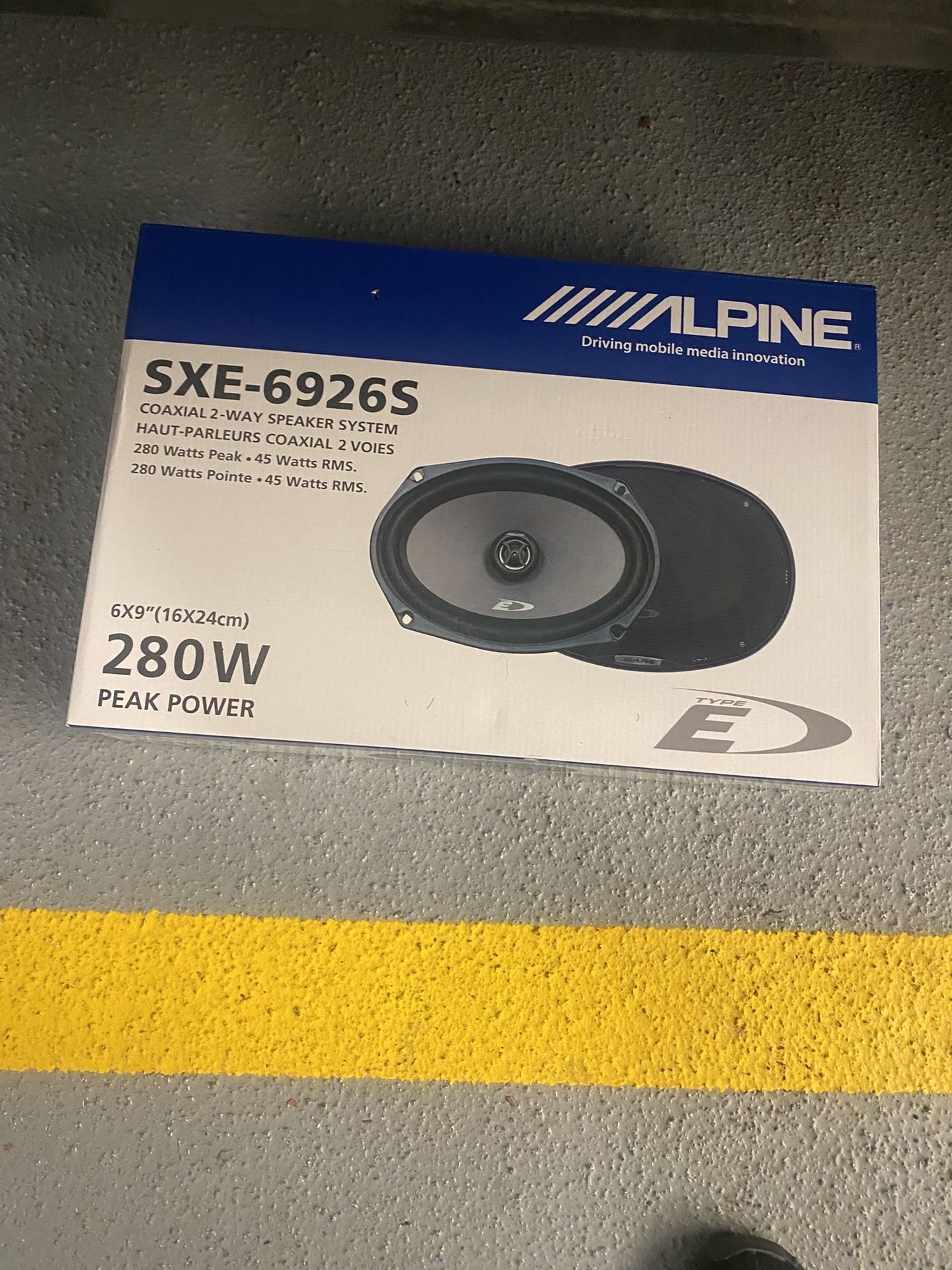 Alpine Type E Cars Speakers 6x9 (Brand New)