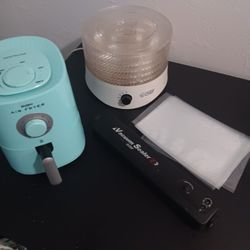 Air Fryer,  Dehydrator, Vacuum Sealer And Vacuum  